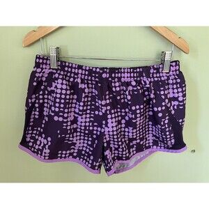 Nike Women's Running Shorts Purple Lined Polyester Size Medium